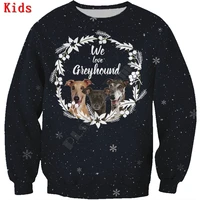 autumn winter greyhound 3d printed hoodies pullover boy for girl long sleeve shirts kids christmas sweatshirt 03
