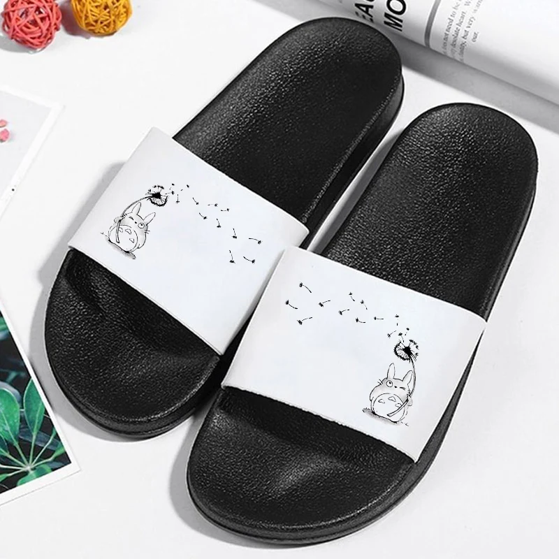 Шлепанцы женские летние с рисунком сланцы пляжные сандалии модная обувь - купить