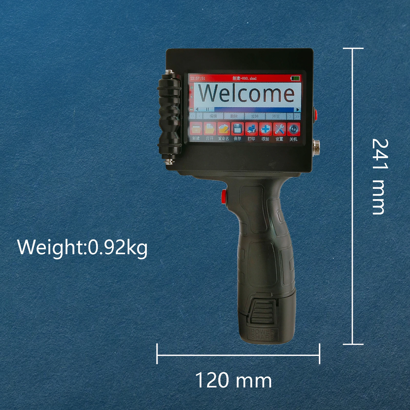3 5 дюймовый сенсорный экран прост в эксплуатации и может быть напечатан на 4