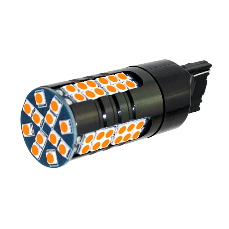 HYZHAUTO 2 светодиодный т. T20 Светодиодные Лампы Canbus без ошибок 3030 60SMD W21W светильник