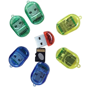 Устройство для чтения карт памяти, USB 2,0, Micro SD, Мобильная карта памяти