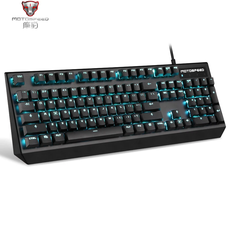 Механическая игровая клавиатура Motospeed CK95 PUBG с красным/синим переключателем