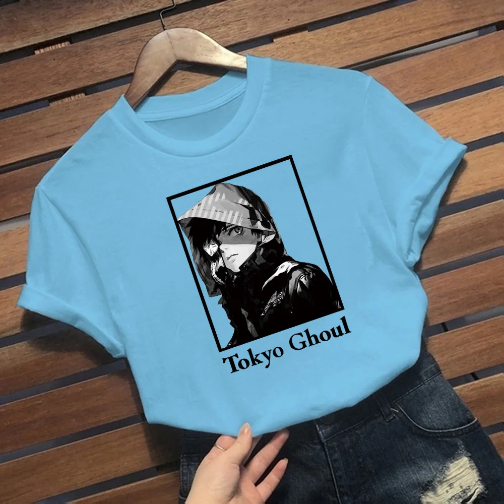 

Anime T-shirt Tokyo Ghoul Fashion Casual Short Sleeve Round Neck Woman