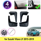 Брызговики передние и задние для Suzuki Vitara Edo LY 2015, 2016, 2017, 2018, 2019
