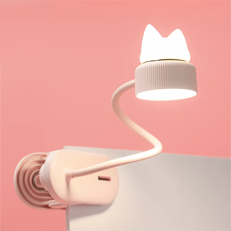 Ночной светильник с питанием от USB 3 жизни милая кошачья атмосферная лампа