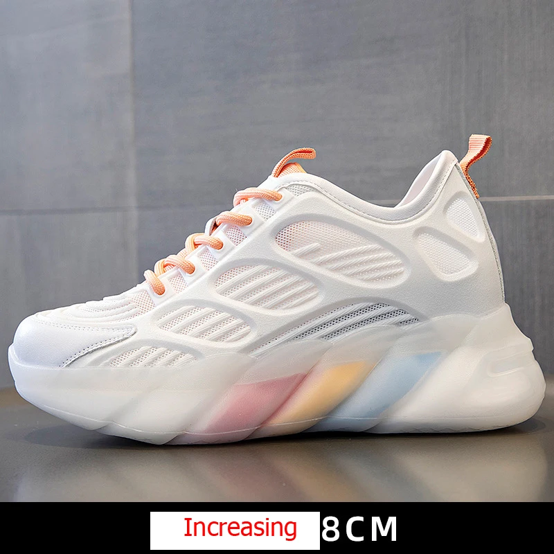 

Designer Sneakers Women Vulcanized Shoes 2021 Fashion Platform Thick Sole Women Casual Shoes Ladies Trainers Chaussure Femme