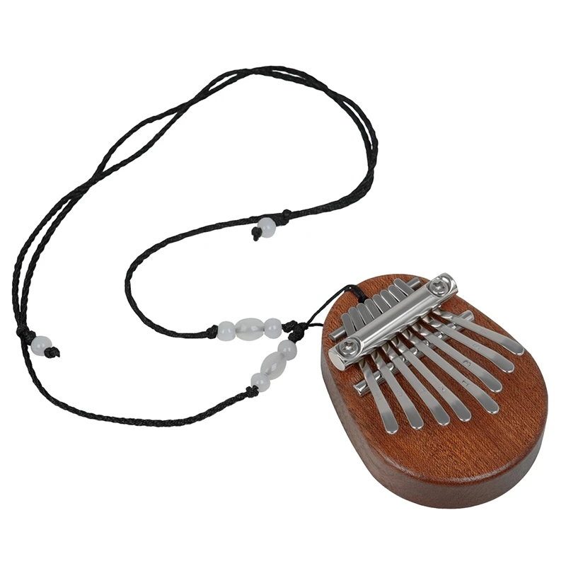 

Мини пианино Kalimba HK.LADE, пианино для большого пальца из массива дерева с 8 клавишами, Портативное музыкальное пианино Marimba для большого пальца ...