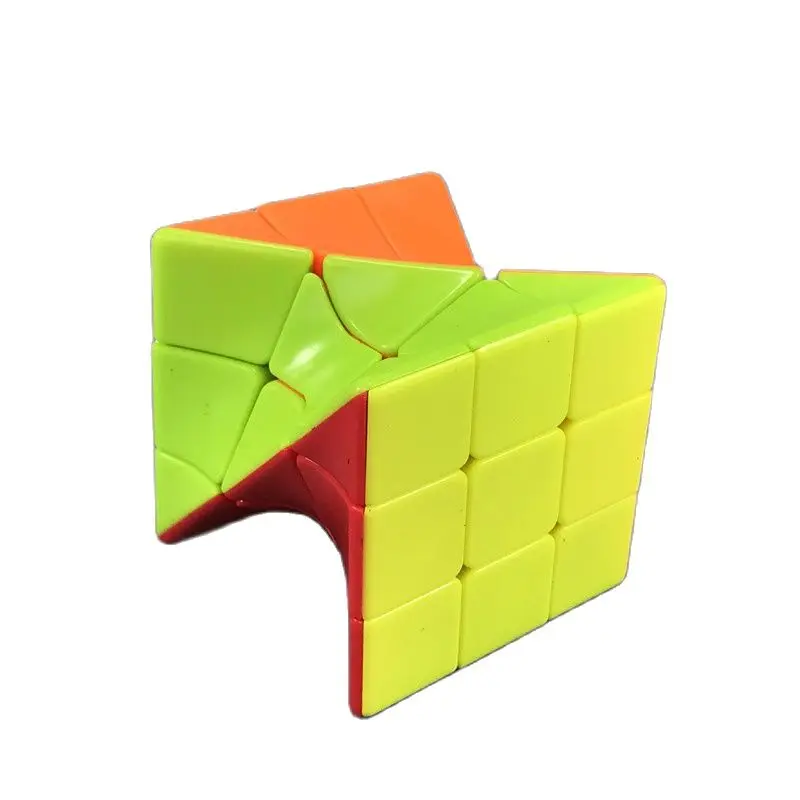 Кубик магический Fanxin Twisty 3x3 пазл без наклеек твист куб Magico 3x3x3 треугольная форма