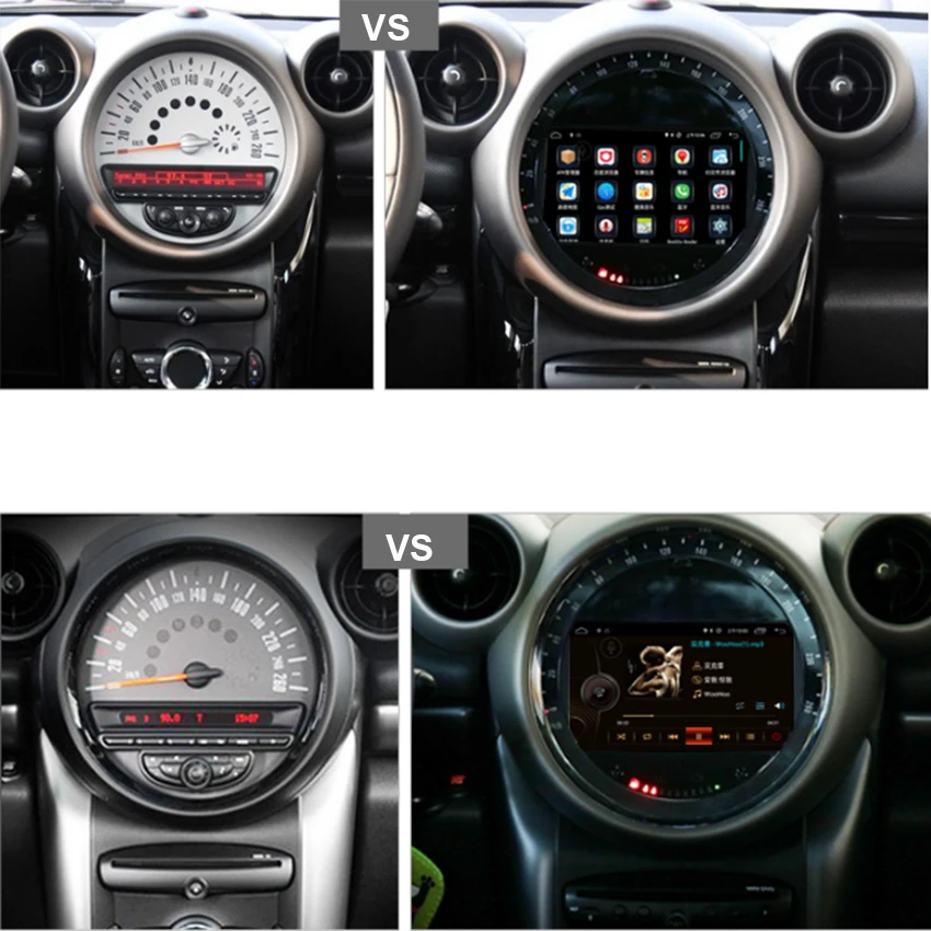 Автомобильный радиоприемник Android мультимедийный плеер для BMW Mini 7 дюймов 2011 ~ 2016