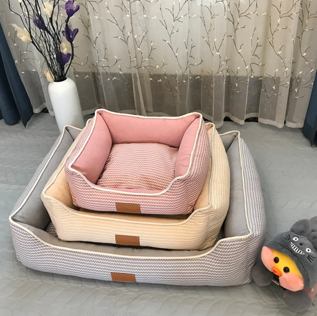 

Waterproof Pet Bed Mat Small Medium Large Dogs Sleeping Beds Cooling For Summer Non-slip Washable Pets Cat