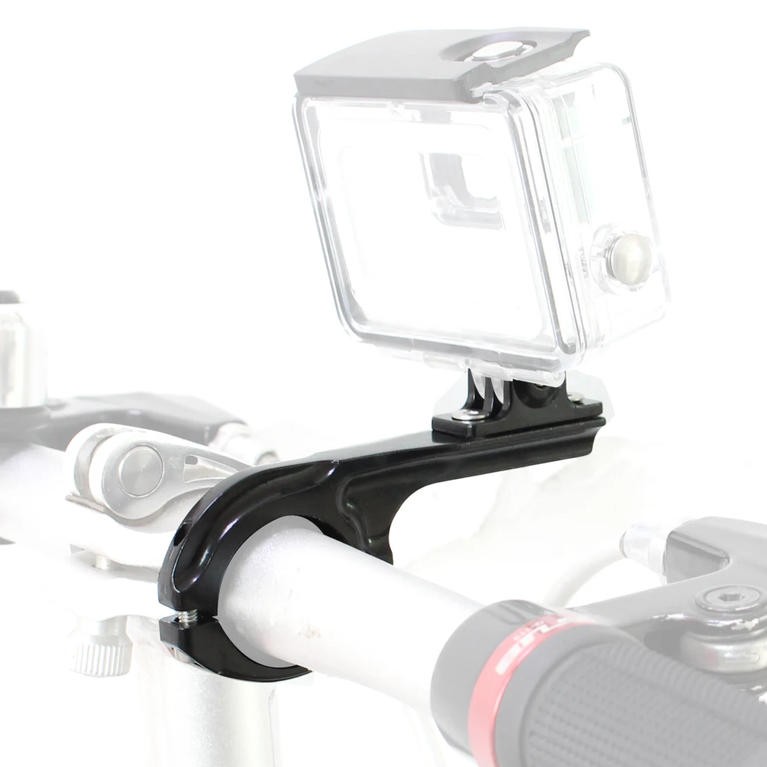BGNing Алюминиевый держатель для руля велосипеда мотоцикла 30-31 8 мм черный камеры Gopro