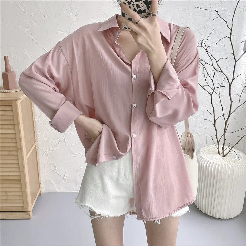 Рубашка женская дизайнерская нишевая новинка 2021 летняя Солнцезащитная рубашка с