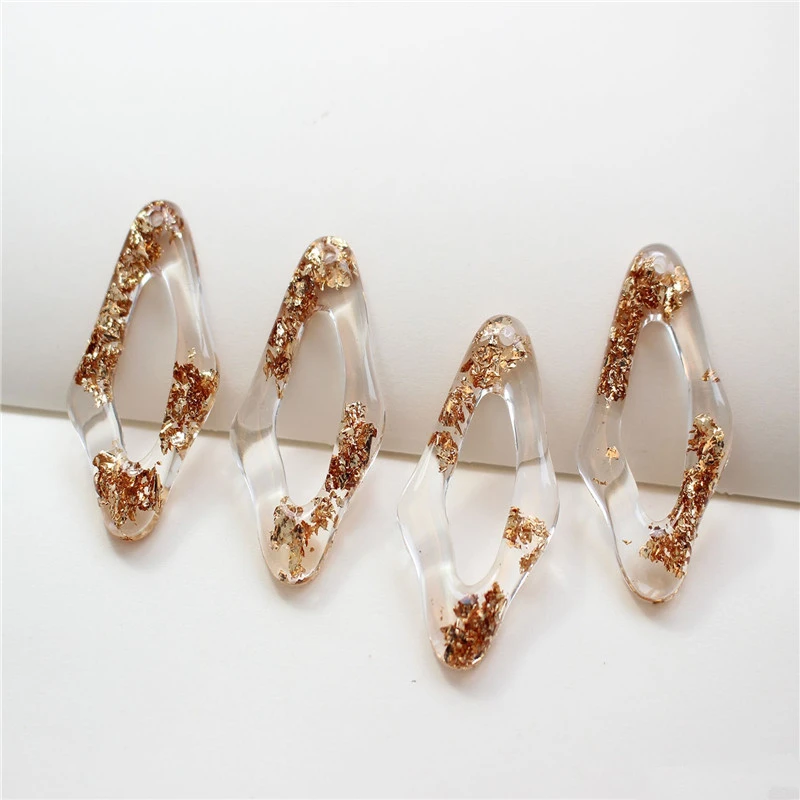 Новый стиль 40 шт./лот блестящее украшение геометрия неправильной формы ромб