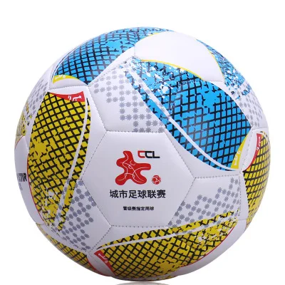 

Qunxing gauze gallbladder PVC all-in-one machine sewing football teaching and training No. 5 football plaid match football match