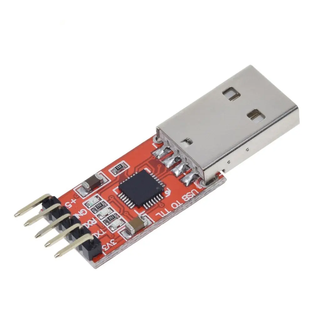 USB в ttl UART 6PIN модуль последовательный преобразователь CP2102 STC PRGMR красный