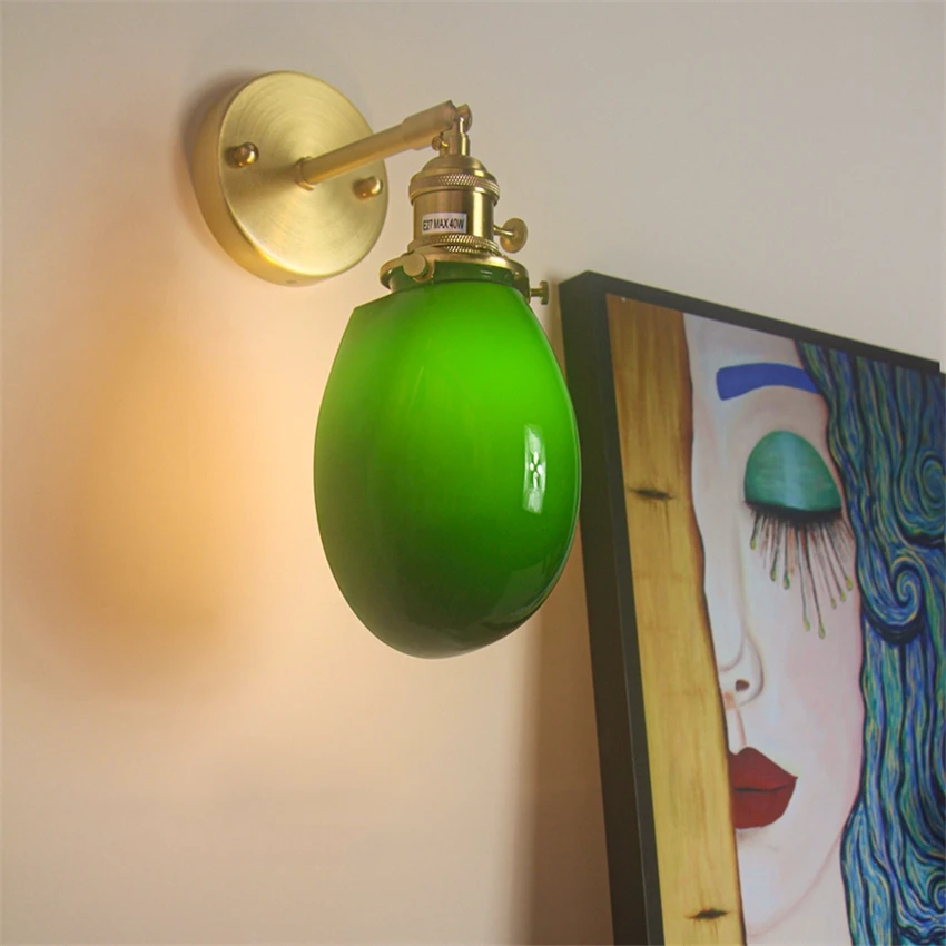 Скандинавские винтажные Настенные светильники в виде капель воды для спальни