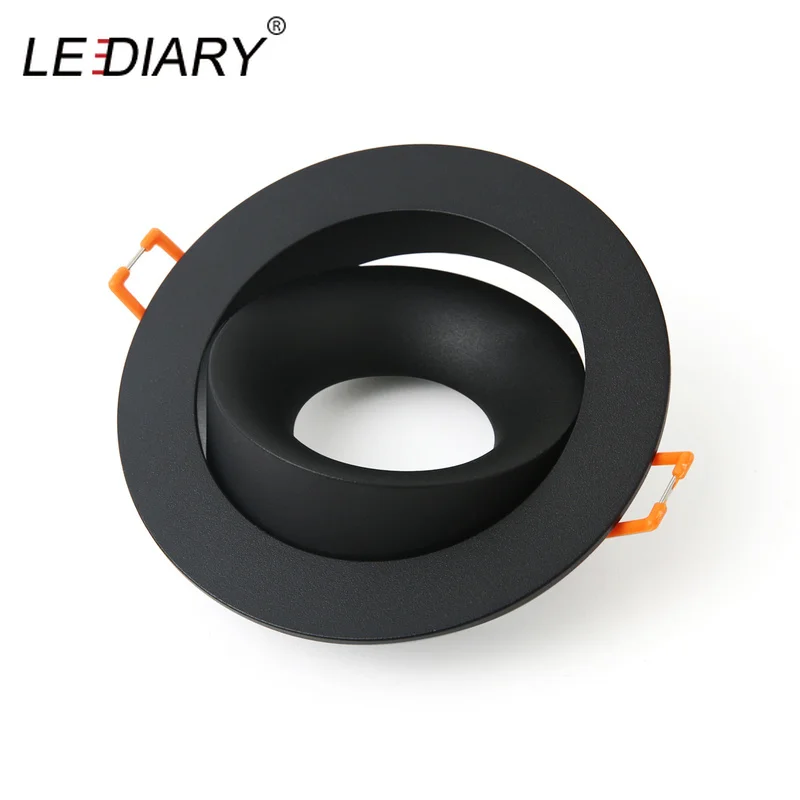 Черная Встраиваемая потолочная осветительная рама LEDIARY 10 шт./лот светодиодные