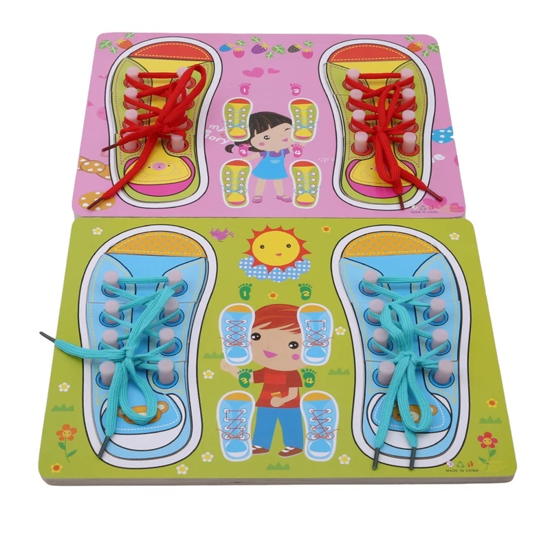 Дети Монтессори обучающая игрушка занятая доска детская базовые навыки для