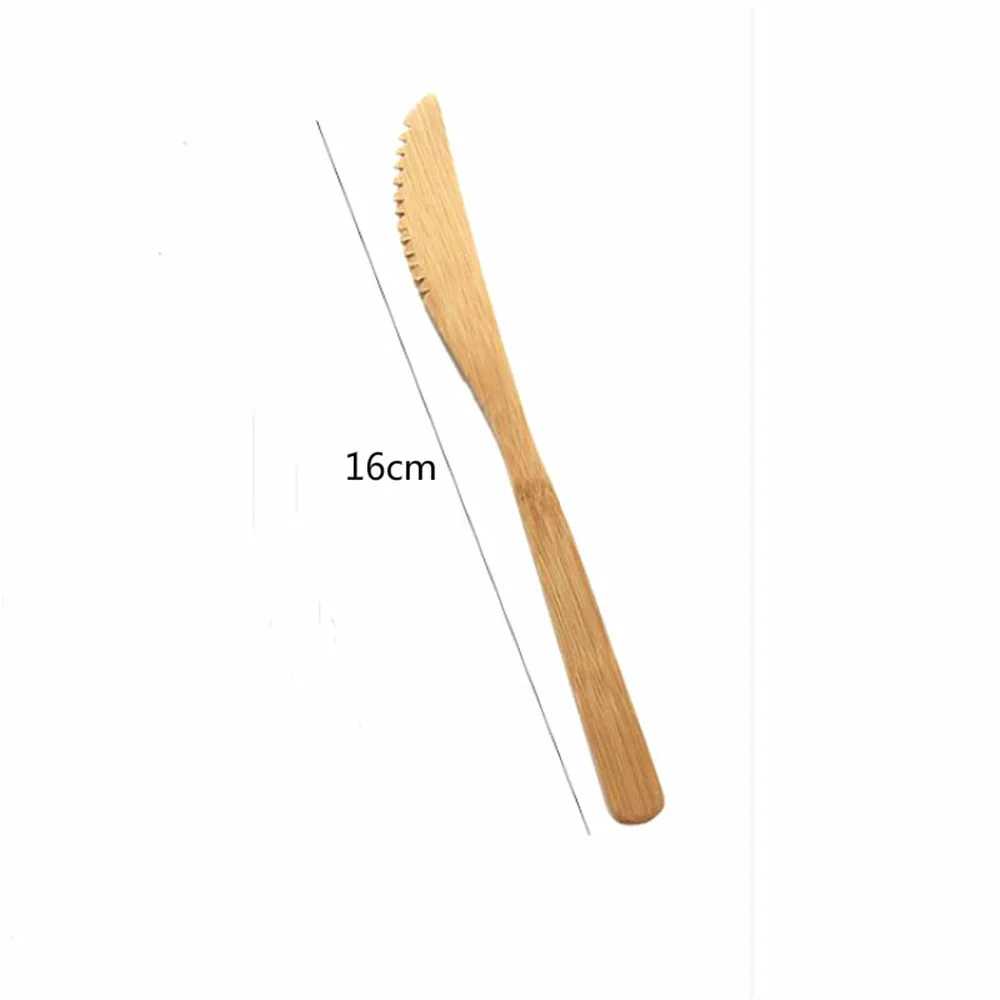 

Bamboo Utensils travel Cutlery Set Spoon and fork knife Eco-Friendly Wooden Outdoor Portable Utensils