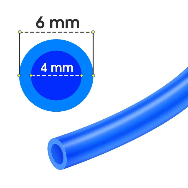 20 Meters Pneumatic Hose Pipe OD 4/6/8/10/12/14/16mm ID 2.5/4.5/6.5/8/10/12mm Air Tubing Blue Black Red Transparent PU | Обустройство
