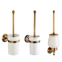 antique toilet brush set copper antique wall mounted household toilet long handle cleaning toilet brush retro toilet brush