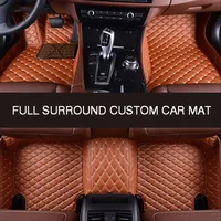 Full surround custom leather car floor mat for MERCEDES BENZ A-Class(W176) B-Class(W246) car interior car accessories