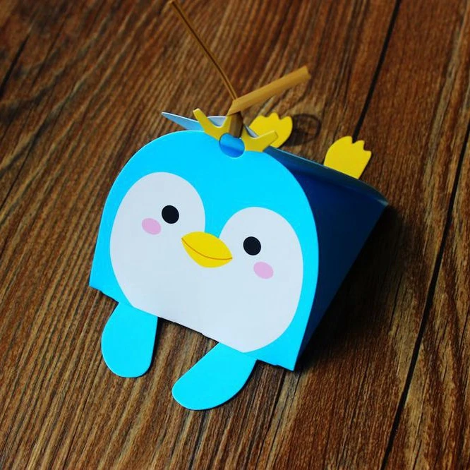 Cute Animal Modeling Candy Box Kids First Birthday Party Decoration Wedding Favors Paper Gift Boxes Baby Shower Supplie | Дом и сад