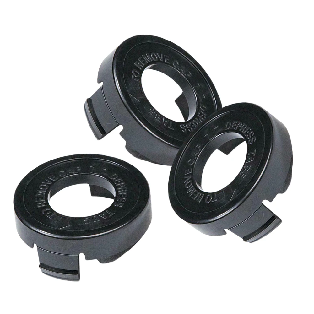 

3Pcs Trimmer Spool Line Cap Cover For Black & Decker GL250 GL310 GL360 GLC12 BDST36 String Strimmer Part Accs