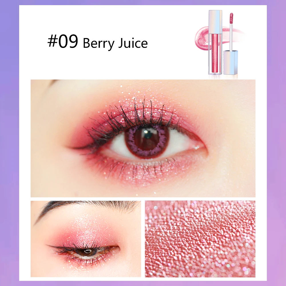 Жидкие тени для век ZEESEA водостойкие косметические мерцающие |