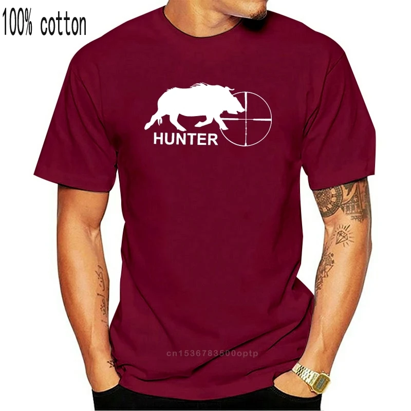 

New 2021 Hot Sale Summer Fashion 2021est 100% Cotton WILD BOAR HUNTIER SHOOTING T-SHIRT