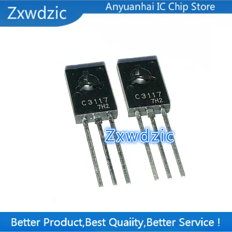 

Новые оригинальные запчасти 2SC3117 TO126 C3117 TO-126, 10 шт.