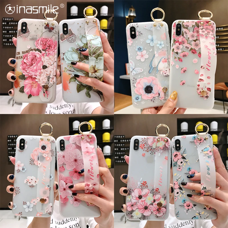Стильный чехол-накладка на запястье для iPhone 11 X XR XS Max чехол телефона Pro 7 8 6 6S Plus