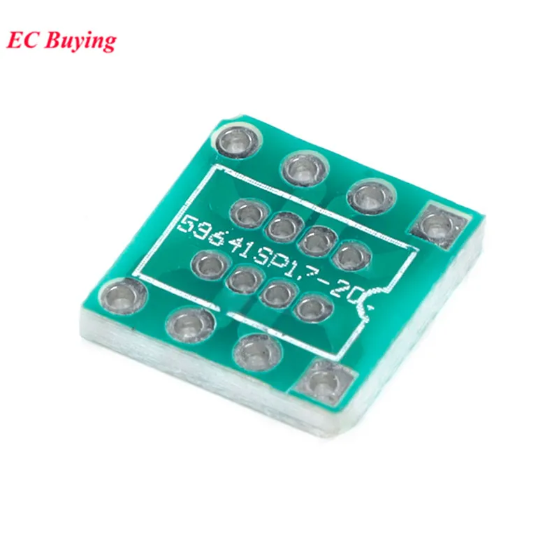 10 шт. плата-адаптер для перевода DIP8 SOP8 PCB Pinboard на SMD DIP Pin IC тестовая пластина 1 27 мм