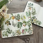 Прозрачные наклейки в виде фруктов желтого, зеленого, Красного персика, Хурмы, скрапбукинга, для самостоятельной упаковки подарков, 38 шт.