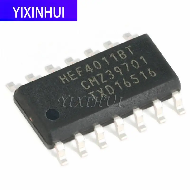 20 шт SMD Hef4011bt 653 SOIC 14 четырехходовой 2 Вход NAND ВОРОТА логическая микросхема