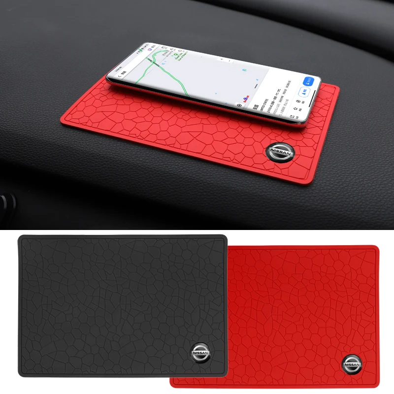 

1pcs Silica Gel Anti Slip Pad Car Styling Phone Holder Mat For Nissan Juke Qashqai Patrol Sentra Altima Pulsar Almera Rogue
