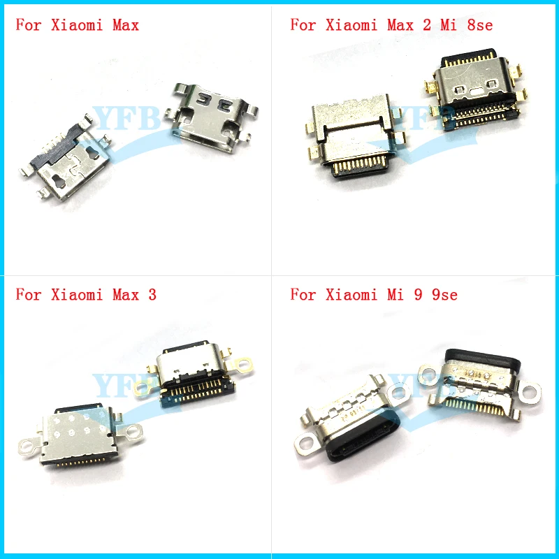 10 шт. для Xiao mi MAX 2 3 8 9SE 9 SE cor USB разъем зарядки порт док станция Разъем Запасные