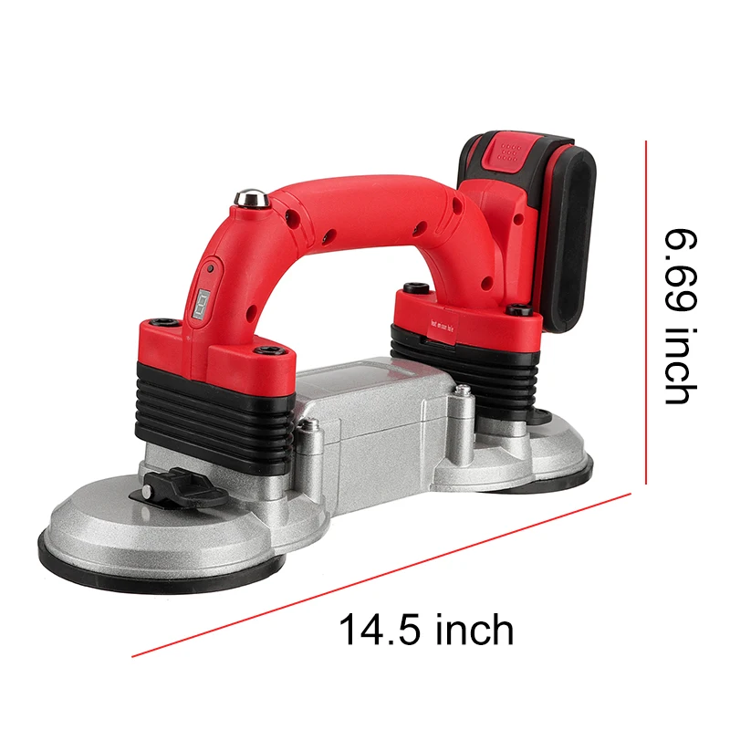 

Tiling Tiles Machine 60-120mm Tiles Vibrator Suction Cup Adjustable Protable Automatic Floor Vibrator Leveling Tool With Battery