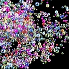 10 гупак. 0,4  3 мм цветной смешать воду шарик пузыря Kawaii УФ-форма для литья под давлением для наполнения для 3D нейл-арта кулон ювелирные изделия аксессуары 