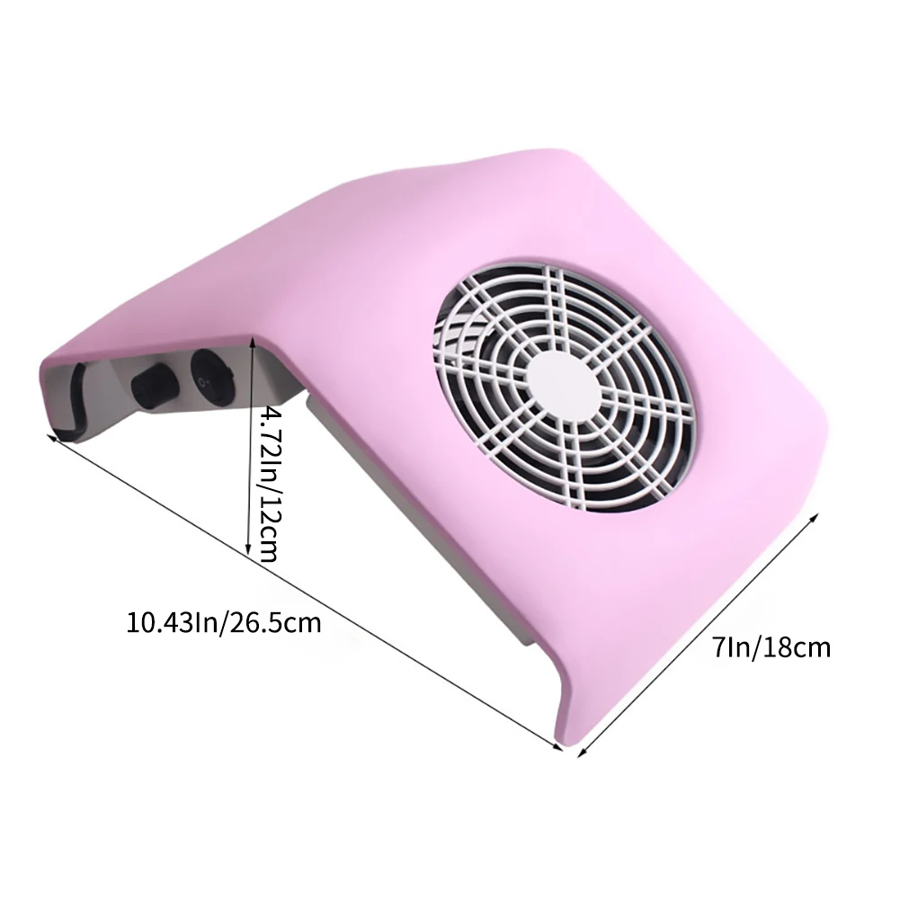 

Nail Dust Collector Machine Powerful Nail Machine Vacuum Cleaner For Manicure Tools Beauty Pink EU US Plug