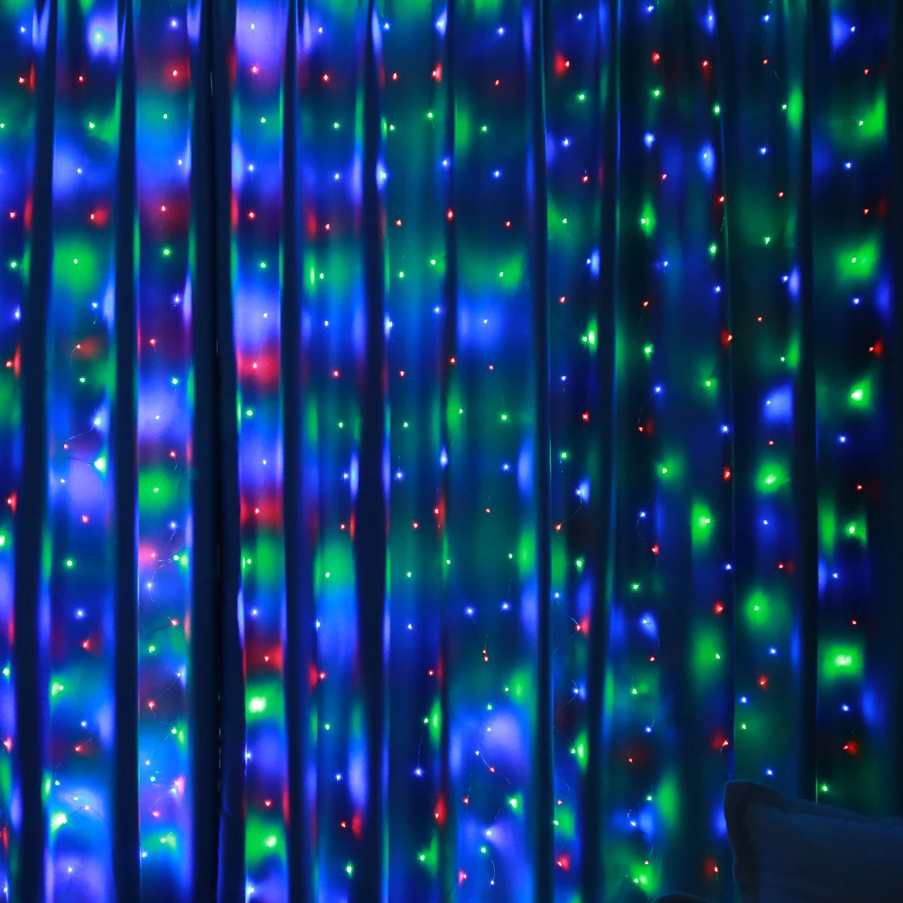СВЕТОДИОДНАЯ Гирлянда сосулька 3х3 м Рождественская гирлянда уличная домашняя