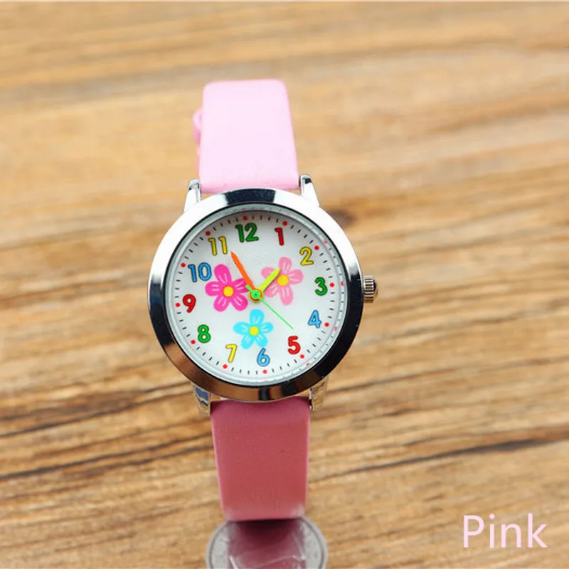 1 шт. детские часы с 3d цветами для девочек|Детские часы| |
