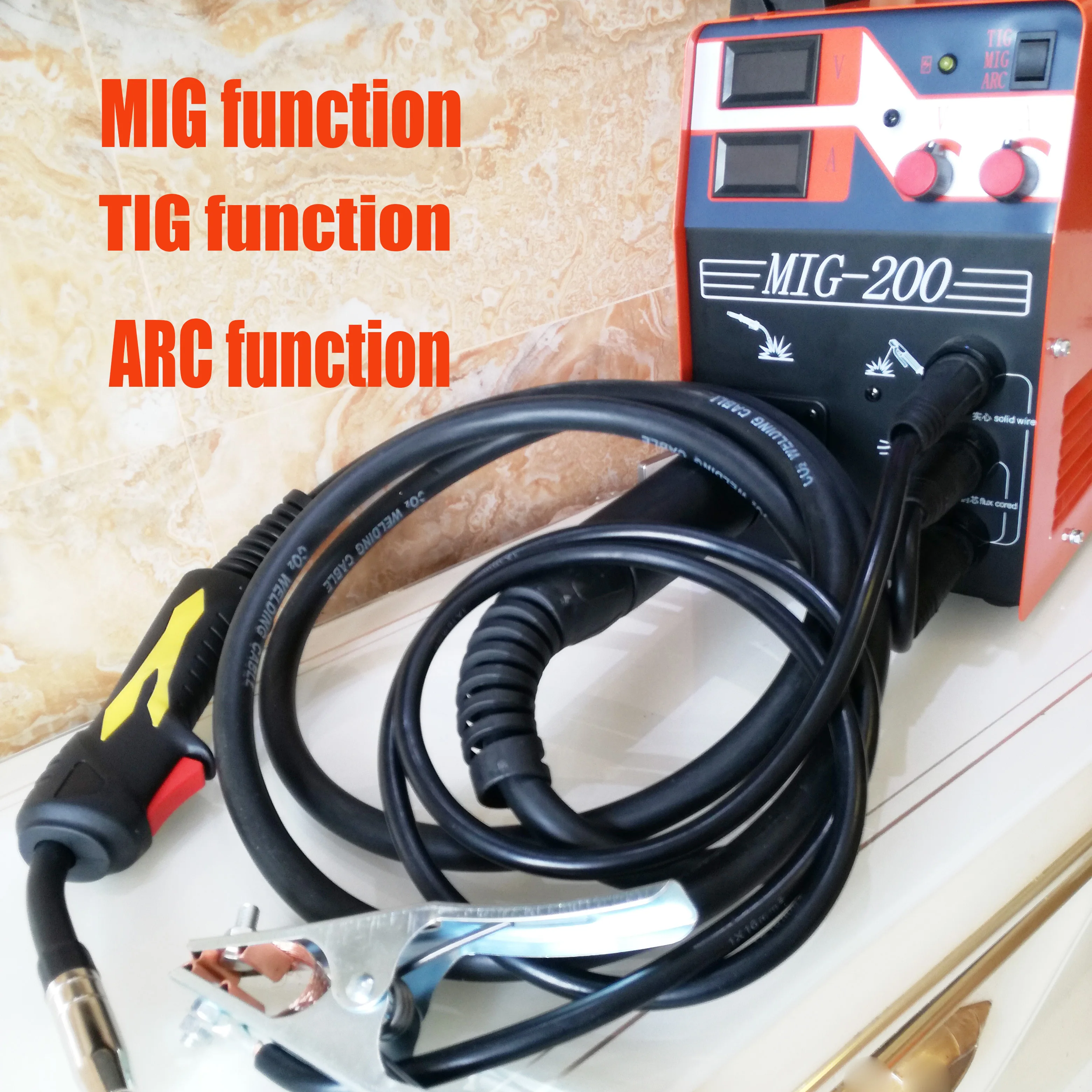 Сварочный аппарат Mig ARC TIG функциональный сварочный газовый безгазообразный сварочный аппарат полные аксессуары умный контроль MIG MAG машина
