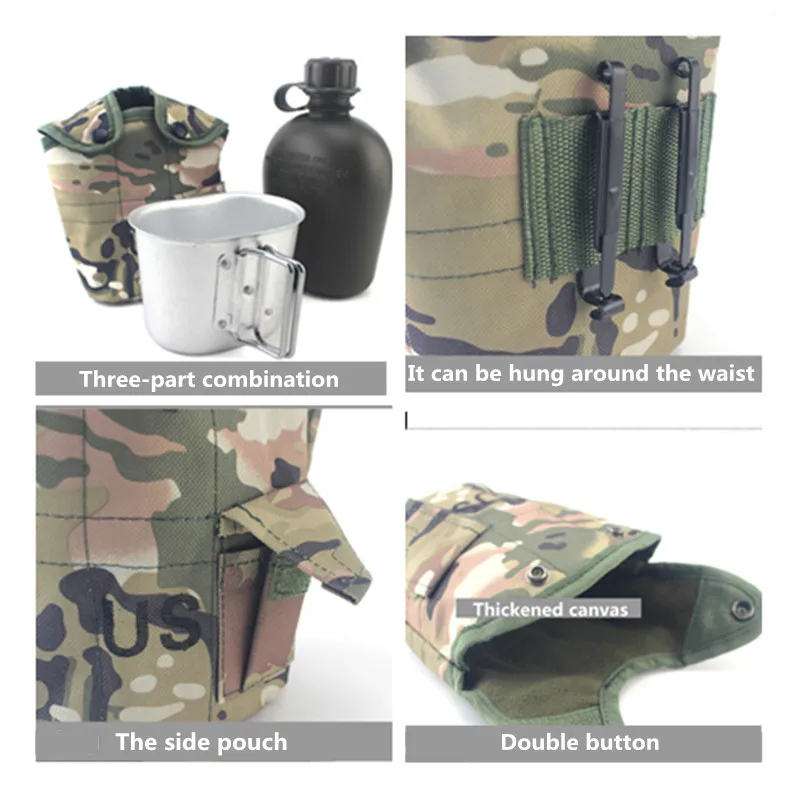 8 стилей 1000 мл большой объем спортивный уличный чайник HDPE портативная бутылка для