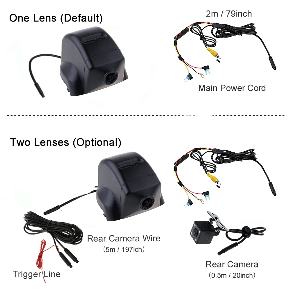 Автомобильный видеорегистратор регистратор с Wi Fi цифровой для Volkswagen VW Passat B8 Dasher