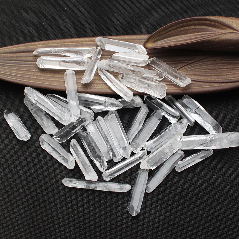 

10g to 100g Tibet Natural Clear Crystal White Quartz Cluster Points pillar column Terminated Wand Specimen Healing Reiki mineral