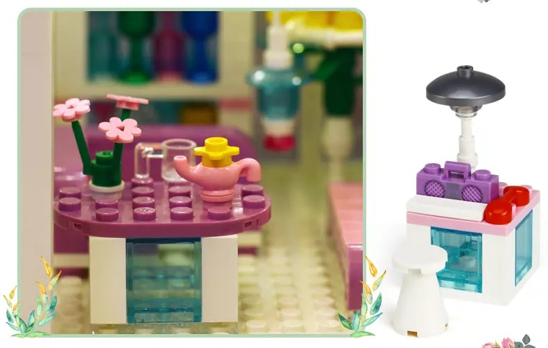 DHL 01202 MOC игрушки романтическое сердце набор с светильник USB строительный блок кирпичи развивающие игрушки как подарок на день Святого Валентина