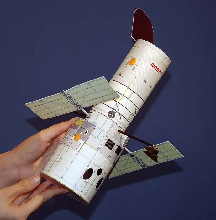 

1:48 1:35 Hubble Space Telescope Aerospace Model Space Aerospace Model 3D Paper Model DIY Handmade Children Adult Education Toys