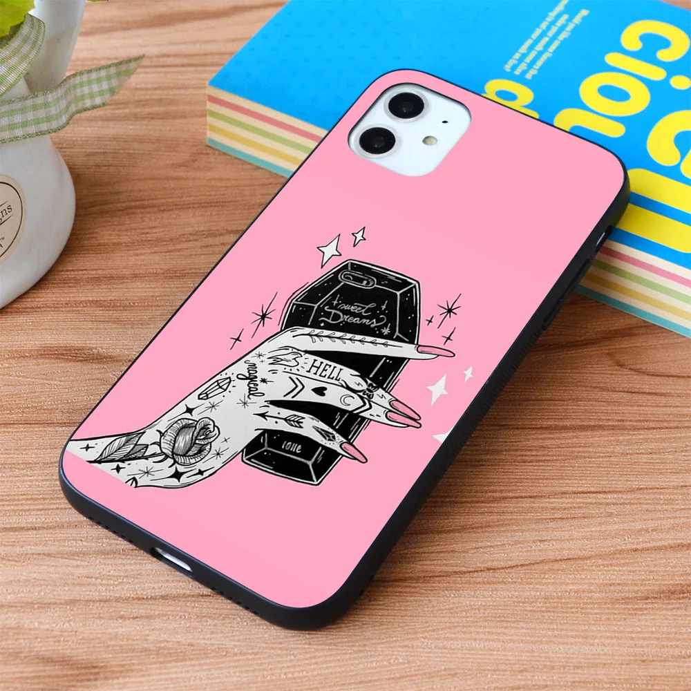 

For iPhone Sweet Dreams Soft TPU border Apple iPhone Case