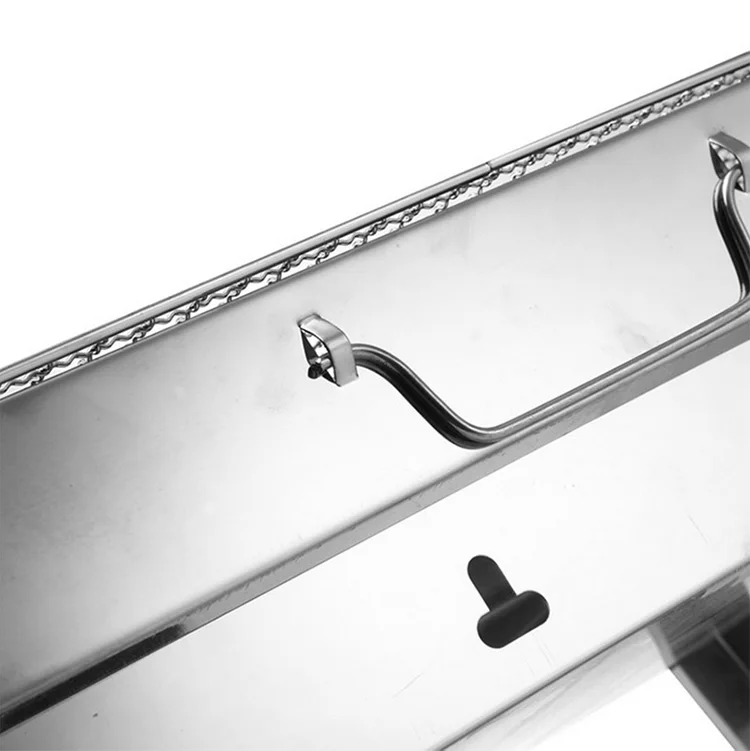 

Foldable Grill Picnic BBQ Charcoal Grills for Barbecue & Sliver Outdoor Stainless steel Hiking Charcoal Camping Gril